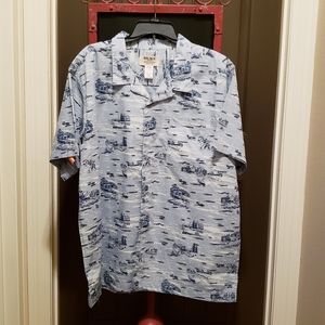 DUKE JEANS Men's Straight Hem Shirt - Size XL